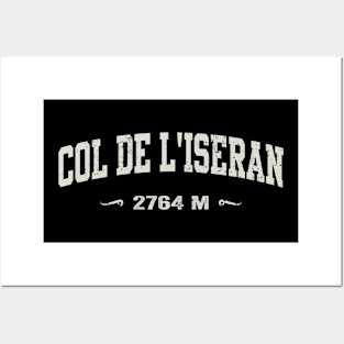 Col De L'Iseran Cycling Bike Souvenir Posters and Art